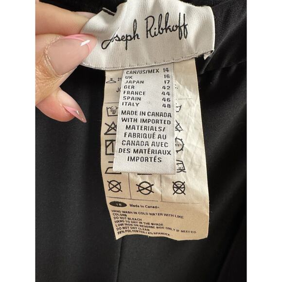 Joseph Ribkoff Dress Pants Modern Classic Timeless Quiet Luxury Designer Work 14 - Picture 3 of 6